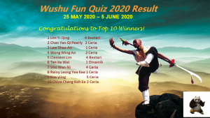 Pemenang Kuiz Wushu Online 2020