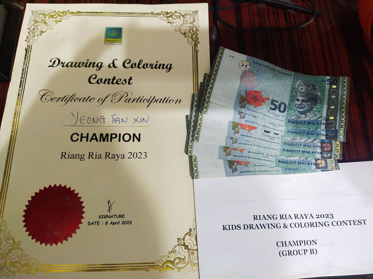 RIANG RIA RAYA 2023 DRAWING & COLORING CONTEST โ ไบๅบไธญๅญฆ